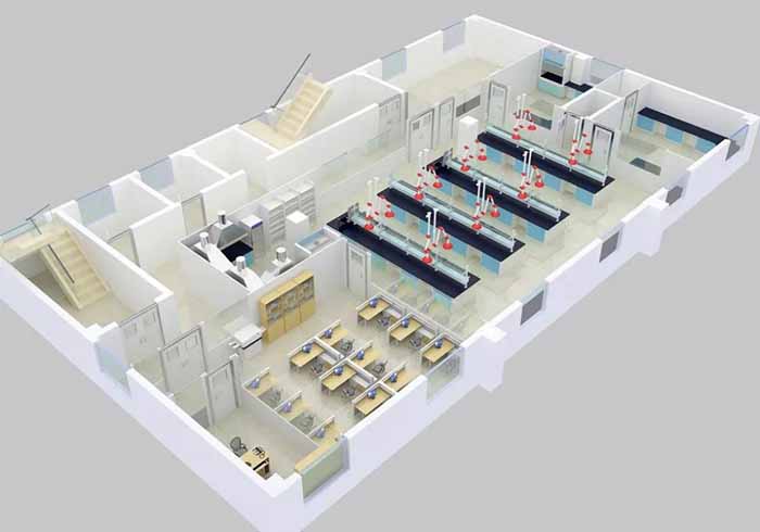 实验室内部装修