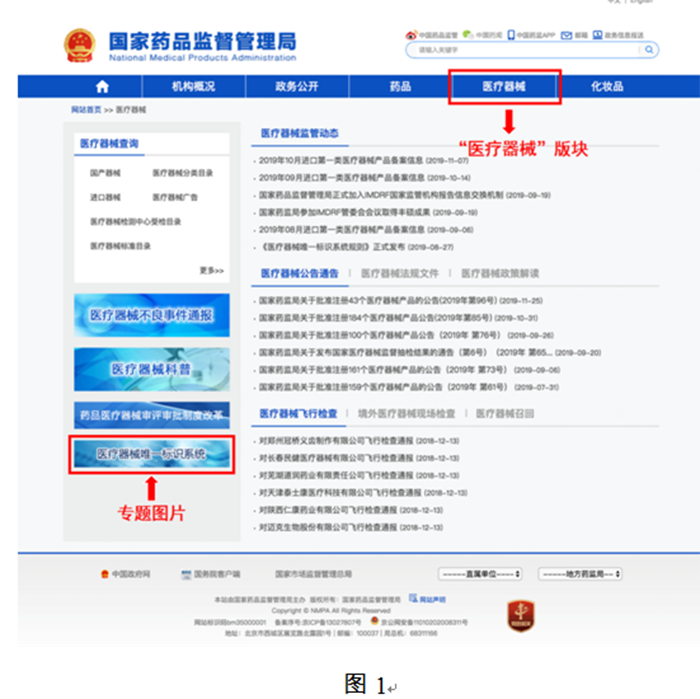 医疗器械唯一标识数据库上线